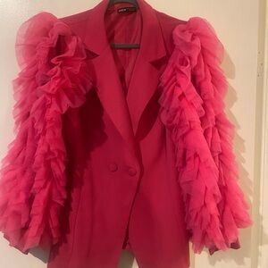 Pink Jackets with Ruffles Large